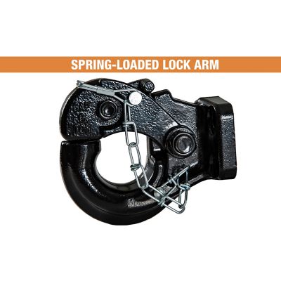 Image showing  6-Ton Pintle Hook Wide Mounting Kit, 1.75 in. Vertical, 3.38 in. Horizontal, 12,000 lb. Towing Capacity