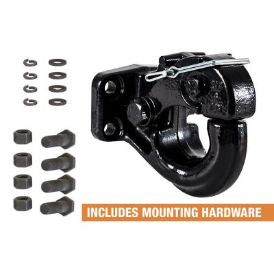 Image showing 5 th Buyers Products 6 Ton Pintle Hook Wide Mounting Kit, 1.75 in. Vertical, 3.38 in. Horizontal, 12,000 lb. Towing Capacity