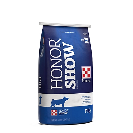 Purina Honor Show Muscle and Cover 819 Pig Feed, 50 lb.