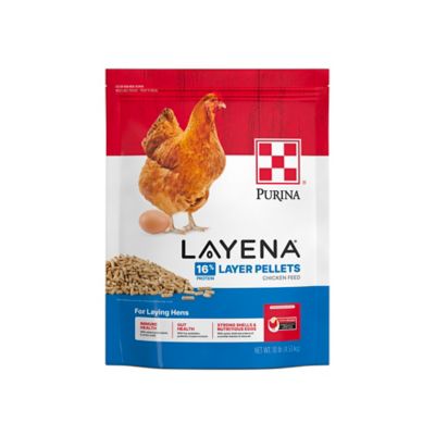 Purina Layena Layer Pellets Poultry Feed, 10 lb.