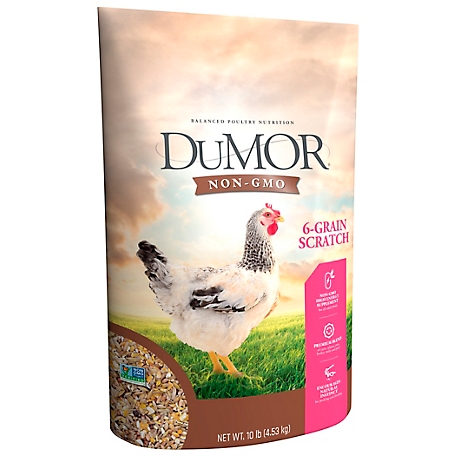 DuMOR Non-GMO 6-Grain Poultry Scratch, 10 lb.