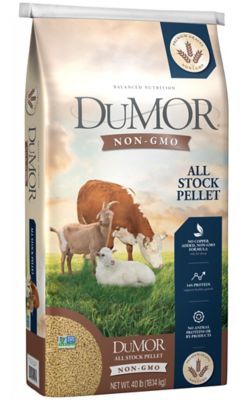 DuMOR Non-GMO All Stock Pelleted Livestock Feed, 40 lb. Bag