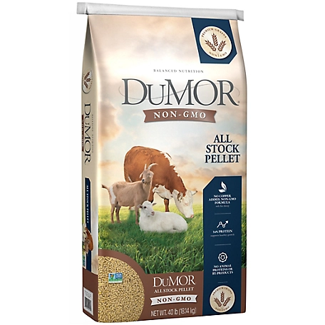 DuMOR Non-GMO All Stock Pellet Feed, 40 lb.