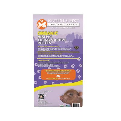 Image showing  Pelleted Mini Young and Active Pig Feed, 25 lb. Bag