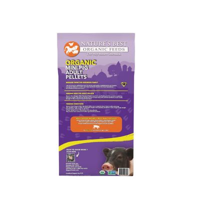 Image showing  Pelleted Mini Adult Pig Feed, 25 lb. Bag