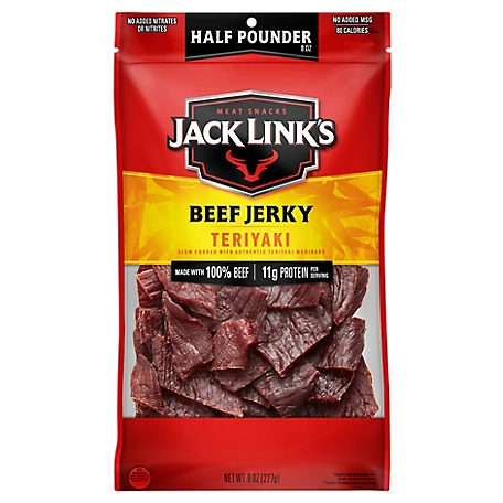 Jack Link's Beef Jerky, Teriyaki, 8 oz.
