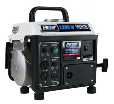 Pulsar 900-Watt Gasoline Powered 2-Stroke Portable Generator