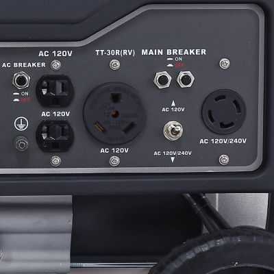 Image showing  5,250/4,250-Watt Gasoline Powered Portable Generator