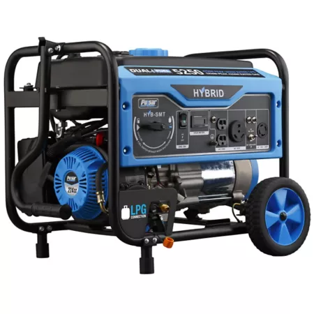 Pulsar Pulsar 5 250 Watt/4 750 Watt (Gas)/3 850 Watt (LPG) Dual Fuel LPG Generator CARB Compliant Portable Generators