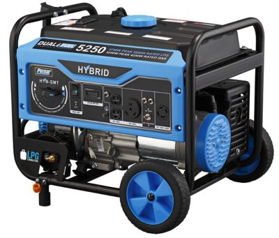 Image showing  5,250/4,750-Watt (Gas)/3,850-Watt (LPG) Dual-Fuel LPG Generator, CARB Compliant