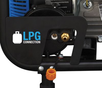 Image showing  5,250/4,750-Watt (Gas)/3,850-Watt (LPG) Dual-Fuel LPG Generator, CARB Compliant
