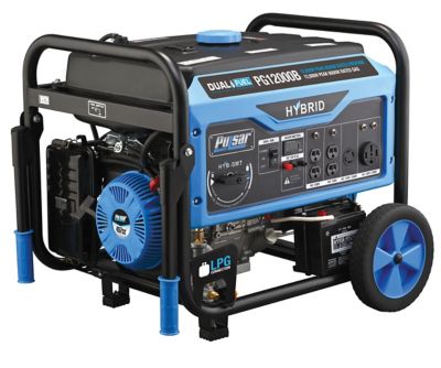 Pulsar 9,500-Watt (Gas)/8,550-Watt (LPG) Dual Fuel Portable Generator