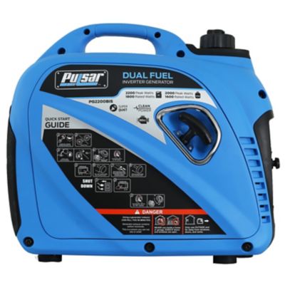 Image showing  2,200/1,800-Watt Dual-Fuel Portable Inverter Generator, CARB Compliant, USB Outlet