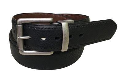 Berne Men's 38 mm Reversible Leather Belt, Black/Brown