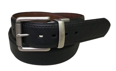 Berne Men's Reversible Leather Belt, 38 mm, Black/Brown
