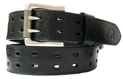 Berne Men's 38 mm Double Holed Leather Belt, 44 in. L x 1-1/2 in. W