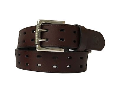 Image showing  Men's Leather Double Holed Belt, 38 mm