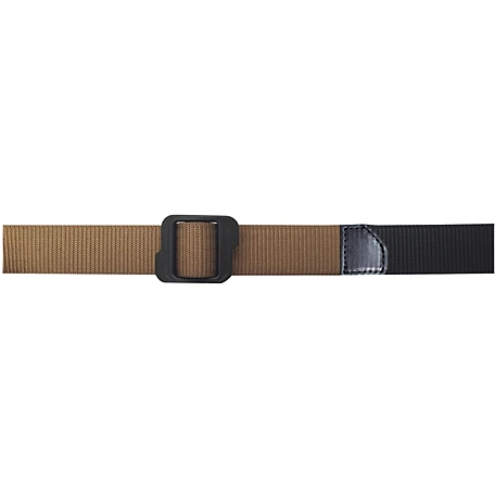 Berne Men's 38 mm Reversible Web Belt, 34 in. L x 1-1/2 in. W, Tan/Black