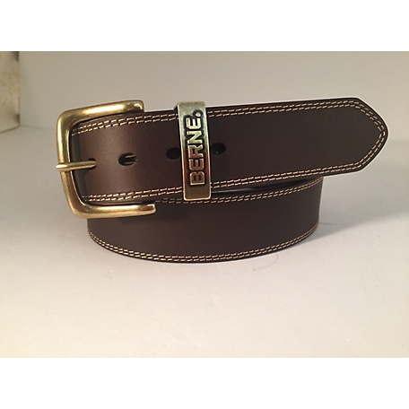 Berne Men's 38 mm 1-Ply Leather Belt, 36 in. L x 1-1/2 in. W