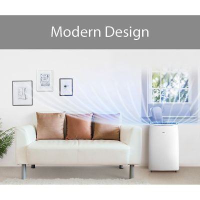 Image showing 8 th LG 10,000 BTU Portable Air Conditioner with Dual Inverter Technology