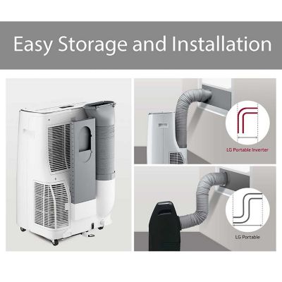 Image showing 13 th LG 10,000 BTU Portable Air Conditioner with Dual Inverter Technology