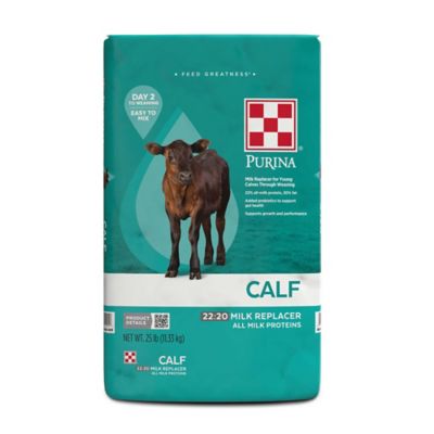 Purina All-Milk 22-20 Non-Medicated Calf Milk Replacer, 25 lb.