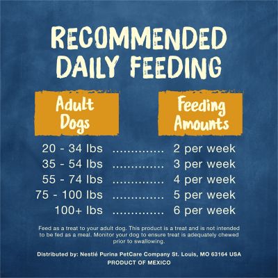 Image showing 6 th Purina Busy Bone Jerky Wraps Grain Free Small/Medium Breed Beefhide and Chicken Jerky Dog Treats, 4 ct. Pouch