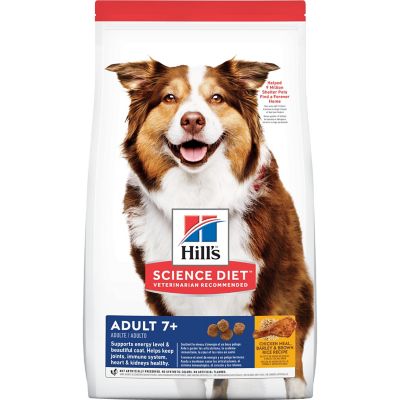 Hill's Science Diet Senior 7+ Chicken Meal, Barley and Brown Rice Recipe Dry Dog Food