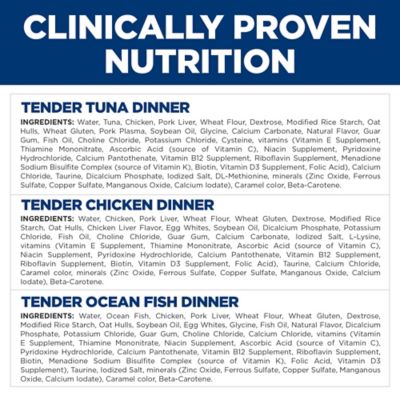 Image showing 7 th Hill's Science Diet Adult Tender Dinner Chicken, Tuna, and Ocean Fish Collection Wet Cat Food Pack, 5.5 oz., Pack of 12 Cans