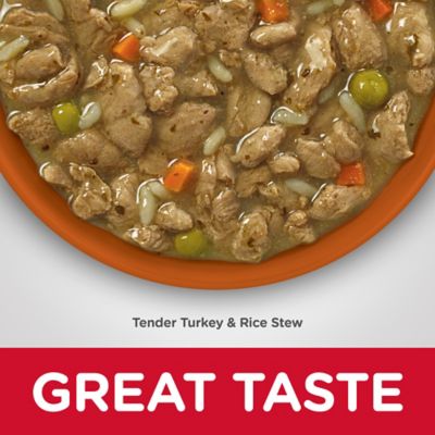 Image showing  Adult Sensitive Stomach and Skin Tender Turkey and Rice Stew Wet Dog Food, 12.5 oz.