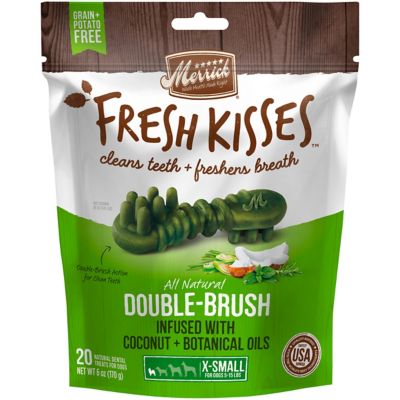 Merrick Fresh Kisses Extra Small Coconut Flavor Dental Care Dog Treats, 6.5 oz., 20 ct.