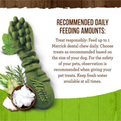 Image showing  Fresh Kisses Grain Free Coconut Oil and Botanicals Medium Dental Dog Treats, 23 oz., 22 ct.