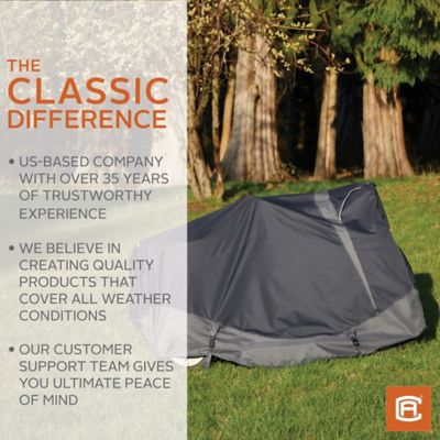 Image showing 5 th Classic Accessories Stormpro Zero Turn Mower Cover for 50 in. Deck Mowers, Medium