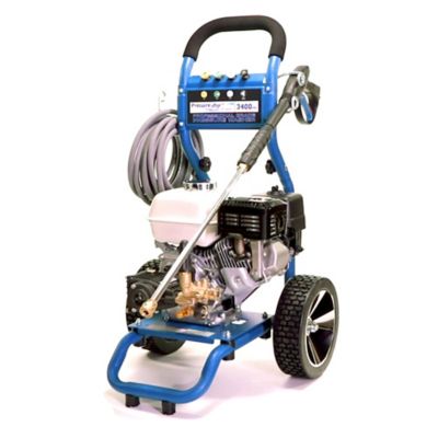 Pressure-Pro 3,400 PSI 2.5 GPM Gas Cold Water Pressure Washer with Honda Engine, 25 ft. Hose