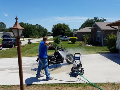 Image showing 7 th Pressure-Pro Dirt Laser 3400 PSI 2.5 GPM Cold Water Gas Pressure Washer with Honda GX200 Engine