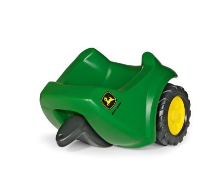 John Deere by rolly Mini Tractor Trailer Toy, Foot to Floor