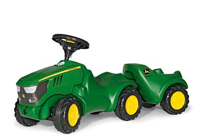 Image showing  by rolly Foot-to-Floor Mini Tractor Trailer Toy, Ages 18 Months to 3 Years