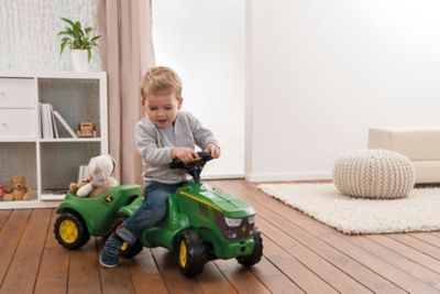 Image showing  by rolly Foot-to-Floor Mini Tractor Trailer Toy, Ages 18 Months to 3 Years
