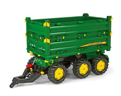 john deere ride on tractor with trailer