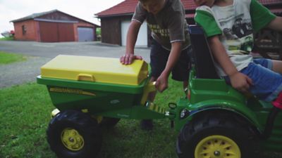 Image showing 6 th John Deere Seed Spreader Toy, Ages 3-10