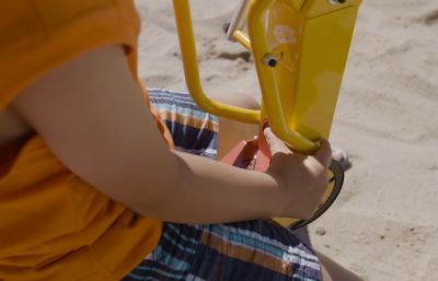 Image showing  Metal Digger Ride-On Toy, 360-Degree Swivel, Ages 3-7