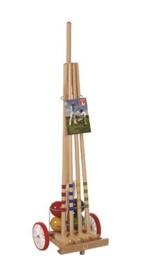 Londero 4-Player Croquet Set with Trolley