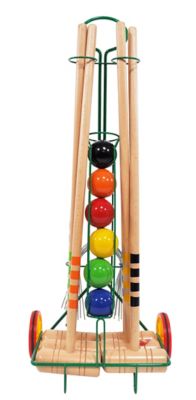 Londero 6-Player Croquet Set with Trolley