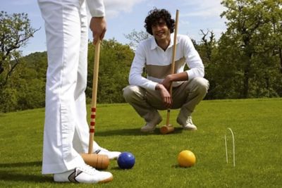 Image showing  6-Player Croquet Set with Trolley