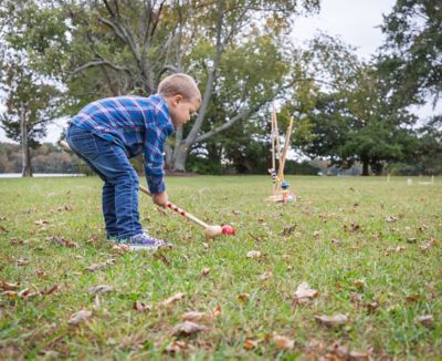 Image showing  6-Player Croquet Set with Trolley