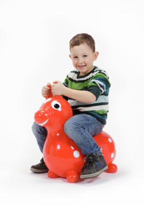 Image showing 1 th Gymnic Rody Horse Inflatable Ride-On Toy, Orange
