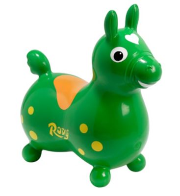 Gymnic Rody Horse Inflatable Ride-On Toy, Green My granddaughter had a great time riding this at a Fall festival, so I bought this as a Christmas surprise