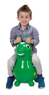 Image showing  Rody Horse Inflatable Ride-On Toy, Green