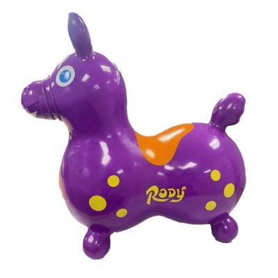 Gymnic Rody Horse Inflatable Ride-On Toy, Purple