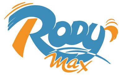 Image showing  Rody Max Inflatable Horse Ride-On Toy, Ages 5-8, Orange